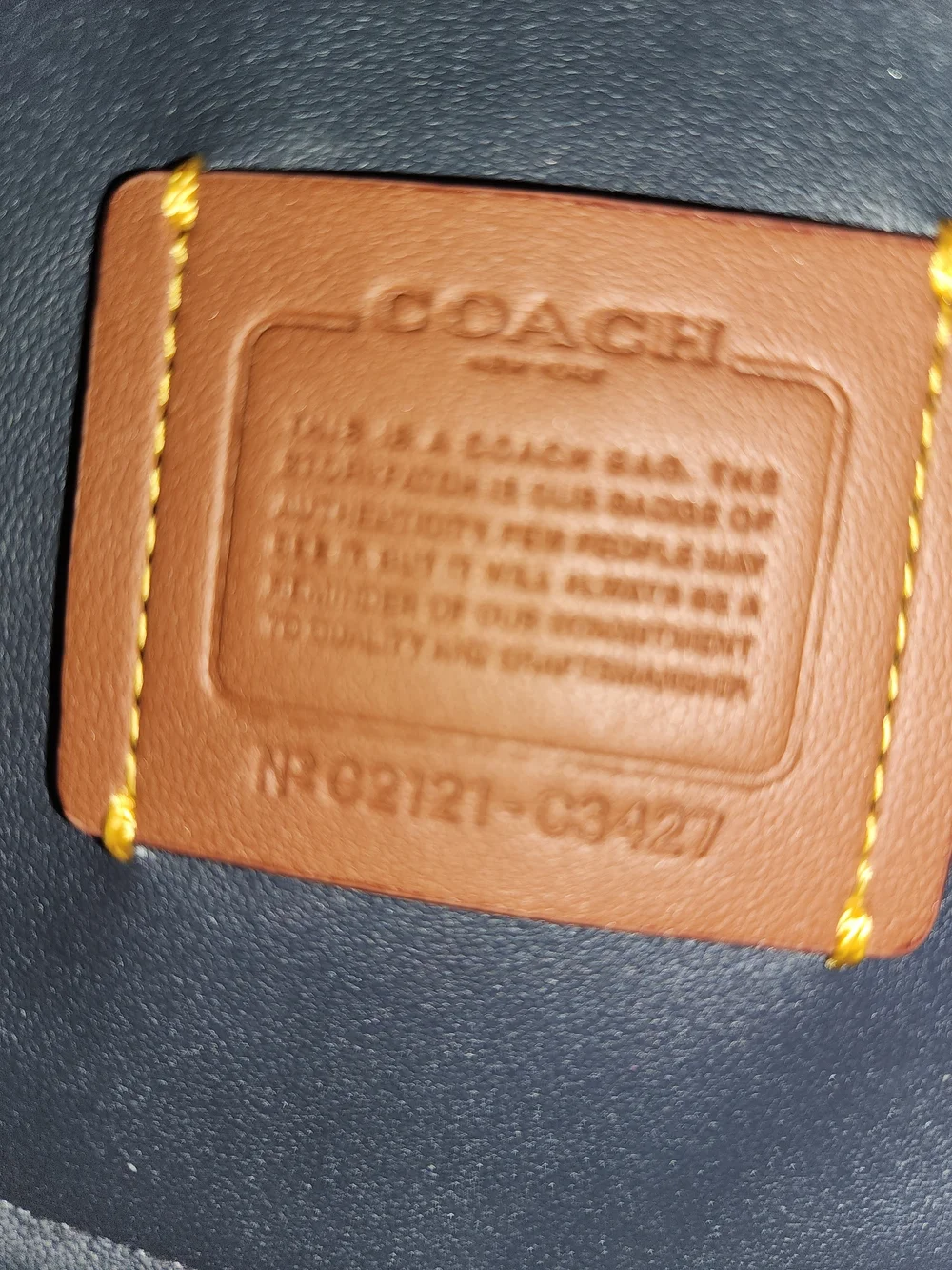 Coach Light Blue Round Crossbody Bag - Signature Leather